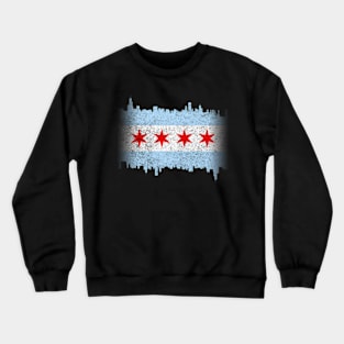 Chicago Flag Skyline Crewneck Sweatshirt